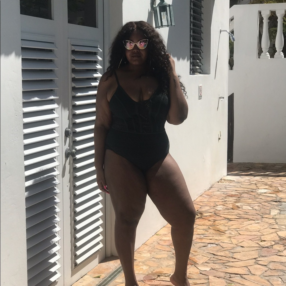 Plus size one piece